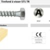 Tirefond a bois a visser filetage intégral tête hexagonale index – Image 2