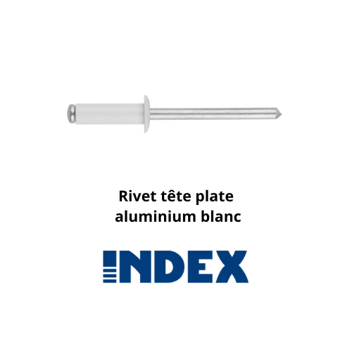 rivet-tete-plate-aluminium-blanc