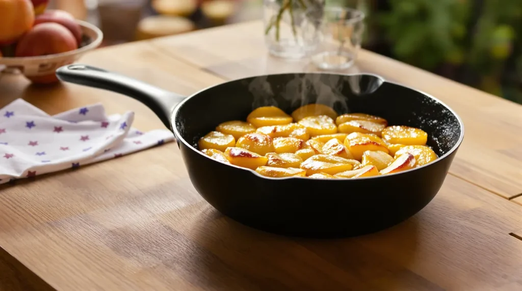 « Une poêle, et c’est tout » : mon gâteau aux pommes préféré, moelleux, sans allumer le four