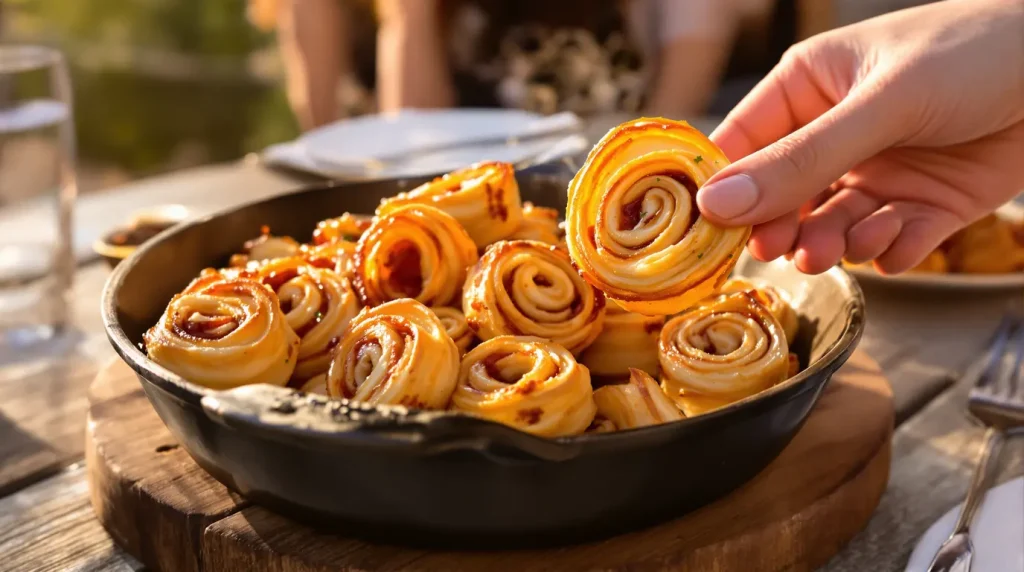 Deux ingrédients, un four et quinze minutes : cette bouchée d'apéro au chorizo fait toujours craquer tout le monde