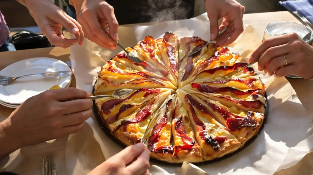 « J'ai posé ça sur la table et personne n'a touché aux chips » : la recette feuilletée jambon-fromage que les convives piochent à la main